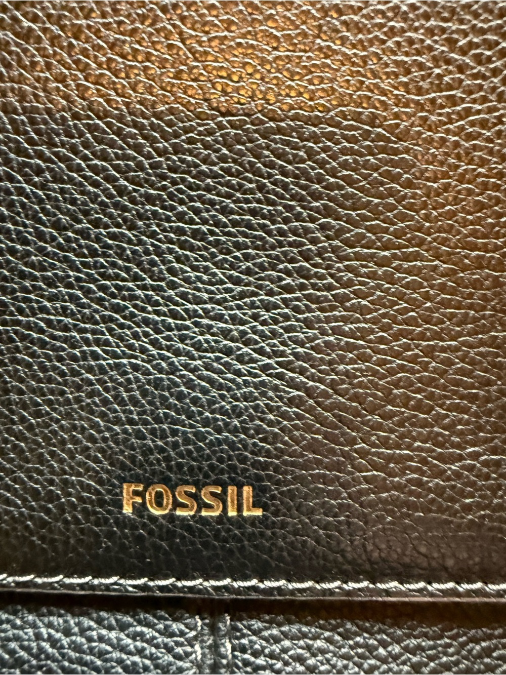 Fossil Black Leather Backpack – Excellent Condition - Picture 7 of 10